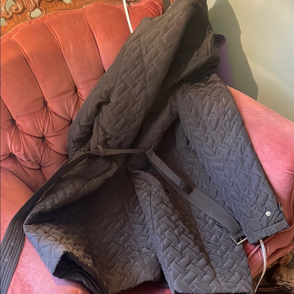 Cole Haan Army Green Quilted Jacket